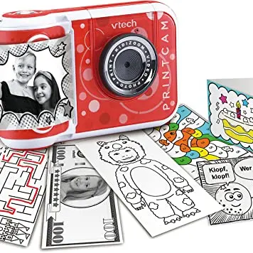 VTech KidiZoom Print Cam - Digitale Sofortbild-Kamera für Kinder