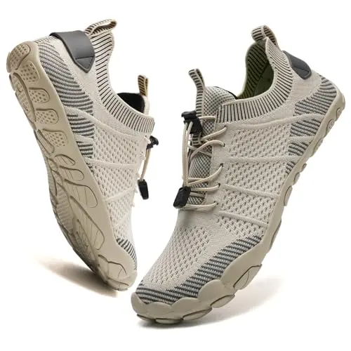 IceUnicorn Barfußschuhe Unisex Beige, Größe 44