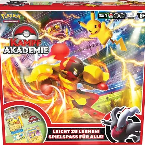 Pokémon-Sammelkartenspiel: Kampfakademie mit Pikachu, Crimanzo & Darkrai