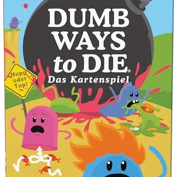 Dumb Ways to Die Kartenspiel von Spin Master, witziges Survivalspiel für 2-5 Spieler ab 12 Jahren, deutsche Ausgabe