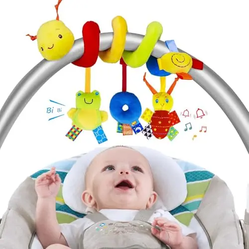 Porous Kinderwagen Spielzeug, Plüschspielzeug für Kleinkinder, Ideal für Autositze und Betten