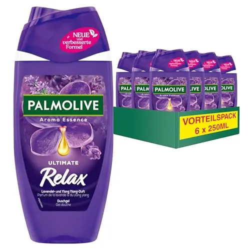 Palmolive Aroma Essence Ultimate Relax Duschgel 250ml mit Lavendel- und Ylang Ylang-Duft