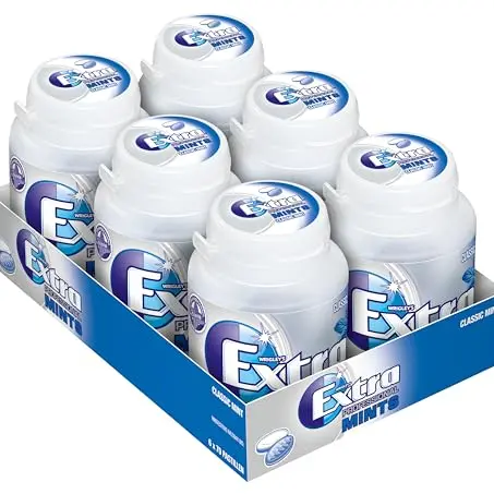 Extra Professional Mint Zuckefreie Lutschbonbons, 6er Multipack, für frischen Atem