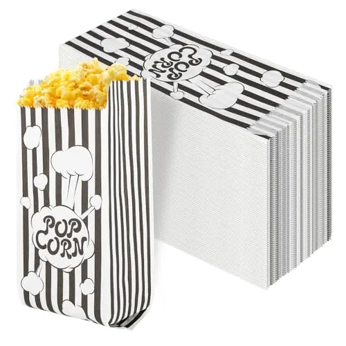 150 Stück Popcorn Tüten für Partys und Geburtstage