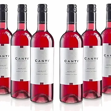 Canti Merlot Rosato Rosewein - 6 Flaschen, trocken