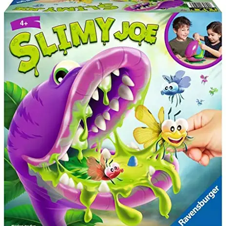 Ravensburger Kinderspiel Slimy Joe - Spielspaß mit echtem Schleim für 2 bis 4 Spieler ab 4 Jahren