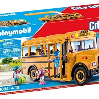PLAYMOBIL City Life 71094 Schulbus - Spielzeug-Bus für Kinder ab 4 Jahren