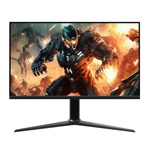 Amazon Basics 27 Zoll Gaming-Monitor, FHD 1080p, 165 Hz, VESA-kompatibel, Schwarz