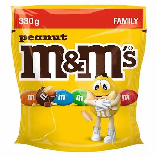 M&M'S Peanut Schokolinsen mit Erdnuss und Schokolade, 330 g