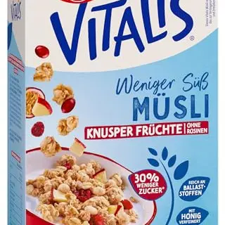 Dr. Oetker Vitalis Weniger Süß Knusper Frucht, 6 x 500g
