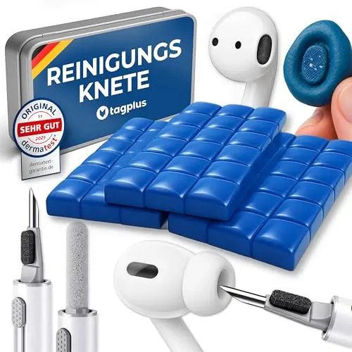 tagplus® Reinigungsknete für Handy & Kopfhörer - Praktisches Reinigungsset für Männer