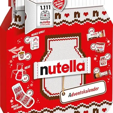 Nutella Adventskalender 2025 mit 24 festlichen Leckereien für Kinder und Erwachsene