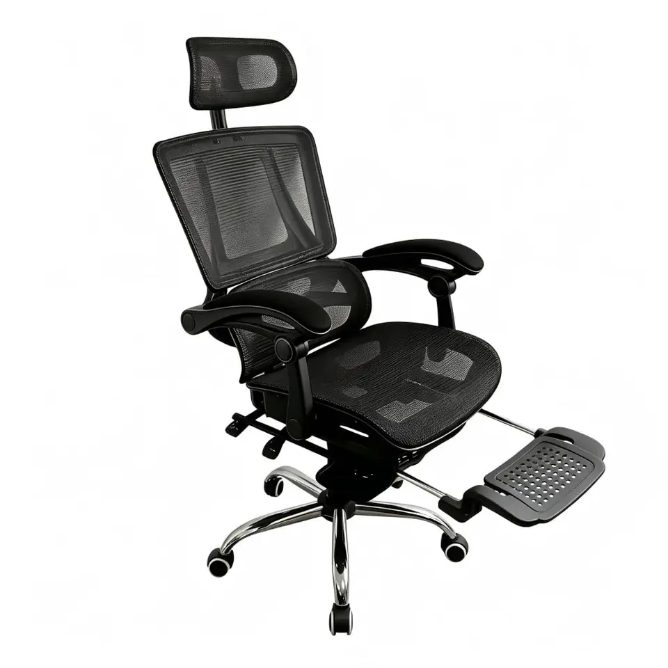 Future Warrior ergonomischer Bürostuhl mit Lendenwirbelstütze, höhenverstellbar, Dreh- und Netzstuhl
