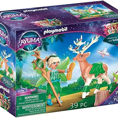 PLAYMOBIL Adventures of Ayuma 70806 Forest Fairy mit Seelentier - Ab 7 Jahren