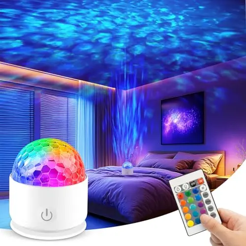 Fokky Sternenhimmel Projektor für Kinder – LED Nachtlicht mit 16 Beleuchtungseffekten, ideal für Geschenke und Partys