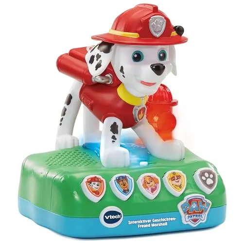 VTech PAW Patrol Marshall – Interaktiver Geschichten-Freund für Kinder von 3-6 Jahren