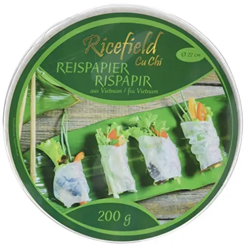 Ricefield Reispapier, rund, 22 cm