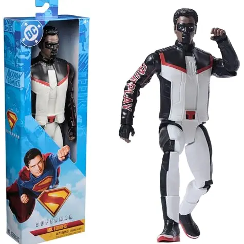DC Comics Superman Action-Figur Mr. Terrific, 30 cm zum Spielen & Sammeln, für Kinder ab 4 Jahre