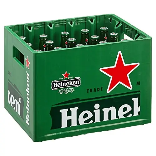Heineken Pils Bier - 20er Pack, 400 ml Flaschenbier mit erfrischend mildem Geschmack