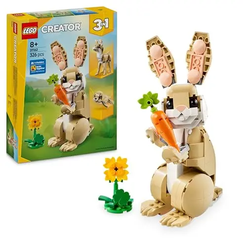 LEGO Creator 3in1 Häschen - Ostergeschenk für Kinder ab 8 Jahren - 31162