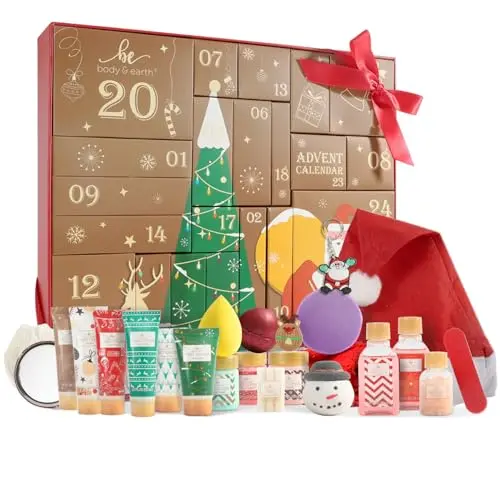 Adventskalender 2026 für Frauen – Beauty- und Badeset von Body&Earth
