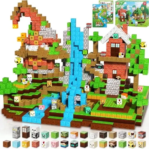 ToyUnited Magnetische Bausteine: 300 Teile für Deine eigene Schatzjagd und kreative Landschaften!