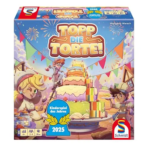 Schmidt Spiele Topp die Torte! - Kinderspiel des Jahres 2025