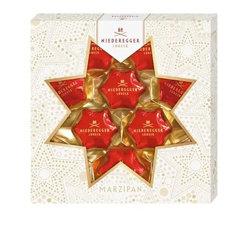 Niederegger Weihnachtssterne aus Marzipan 125g