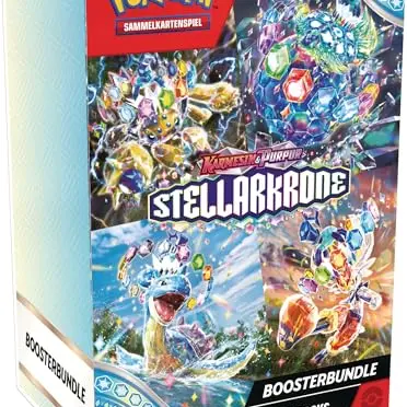 Pokémon Boosterbundle Karmesin & Purpur – Stellarkrone (6 Packs)