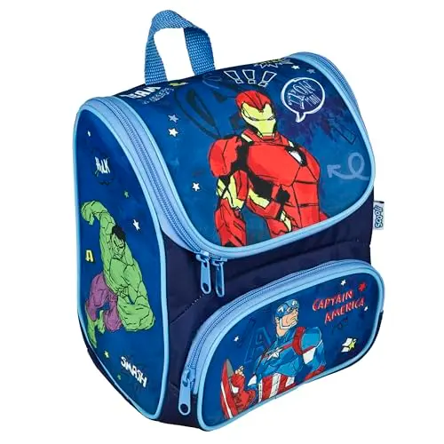 Scooli CUTIE Vorschulranzen Avengers - Gepolsterte Träger - Ideal für Kinder ab 3 Jahren