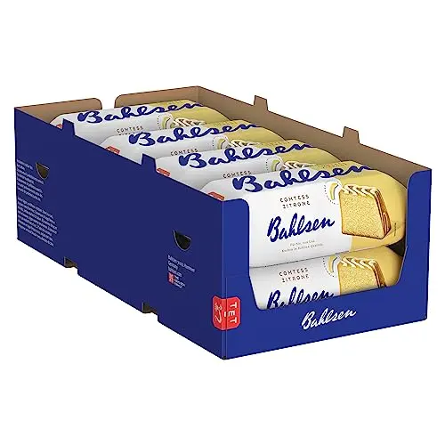 Bahlsen Comtess Zitrone - 8er Pack - Saftiger Zitronenkuchen einzeln verpackt