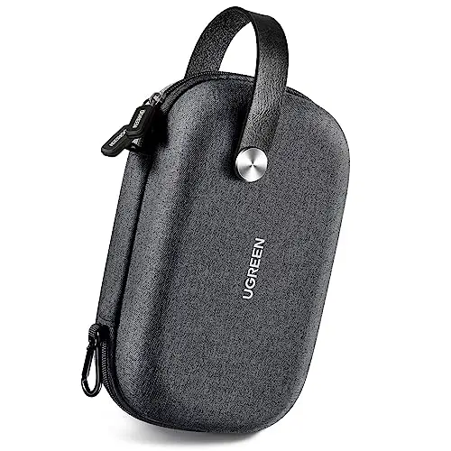 UGREEN Kabel Organizer Tasche für Reise, Ladegeräte, Zubehör und Kabel (Schwarz)