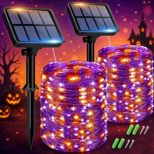 btfarm Solar Lichterkette Outdoor, 2x15M, wetterfest