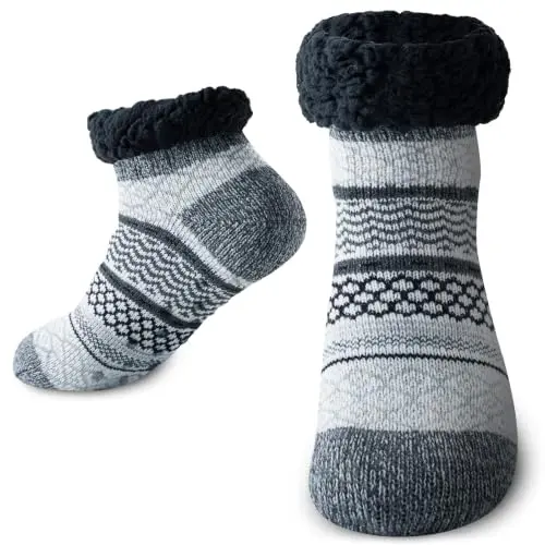 Cirorld Kuschelsocken für Damen, warme rutschfeste Wintersocken