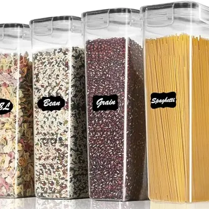 Withosent 2.8L Vorratsdosen Set, Luftdichte Aufbewahrungsboxen für Küche, Organizer für Müsli und Getreide