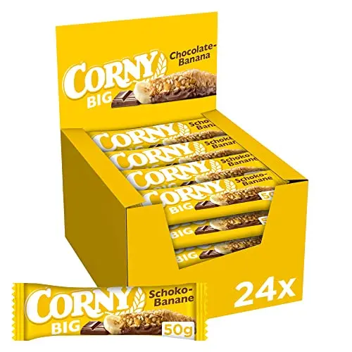 Corny BIG Müsliriegel Schoko-Banane | Großpackung 24x50g