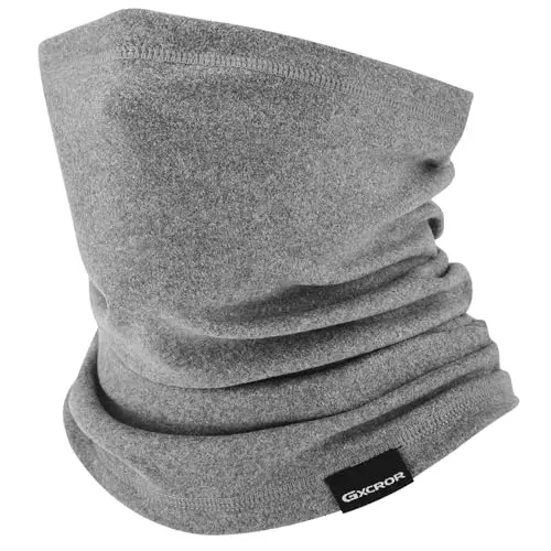 GXCROR Winter Schal Fleece Loop Halstuch Halswärmer für Herren & Damen