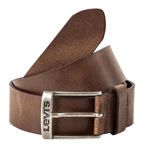 Levi's Herren Gürtel Duncan, Braun, 95 cm