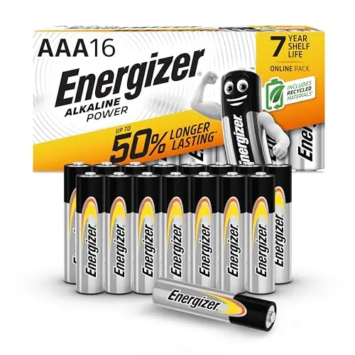 Energizer Alkaline AAA Batterien (16 Stück) - Hochleistungsbatterien - 100% plastikfreie Verpackung