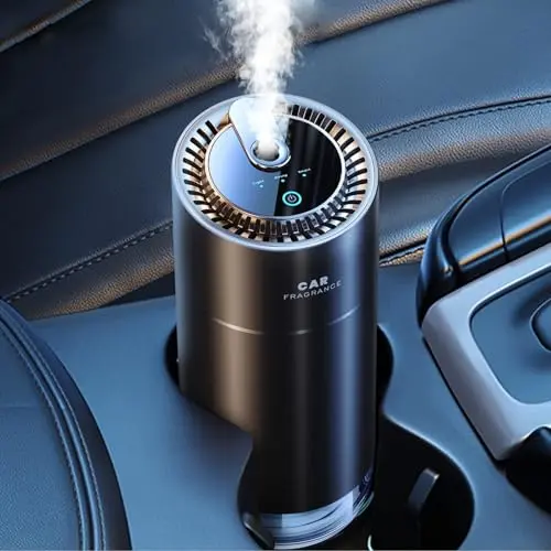 Ceeniu Auto Lufterfrischer - Ultraschall-Zerstäuber mit 3 Modi und natürlichem Parfüm (45ml)
