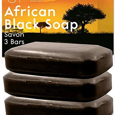 O Naturals Afrikanische Schwarze Seife 342g - Natürlich, 100% Vegan & Feuchtigkeitsspendend