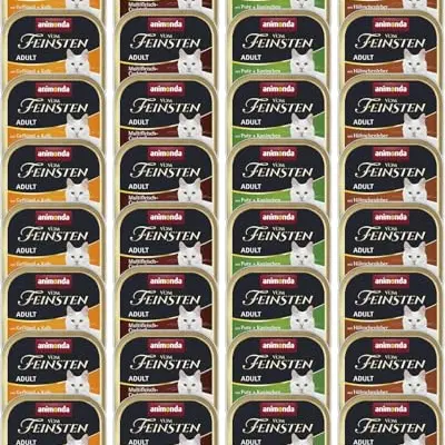 Animonda Vom Feinsten Adult - Nassfutter für Katzen, ohne Getreide und Zucker, 32 x 100 g