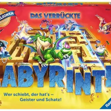 Ravensburger Das verrückte Labyrinth - Familienspiel für 2-4 Personen, ab 7 Jahren