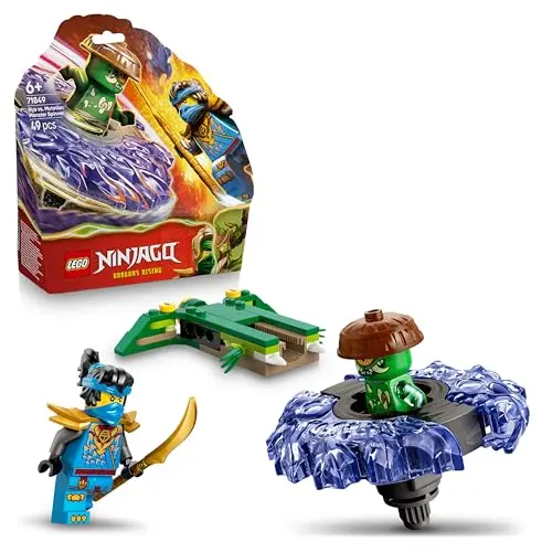 LEGO NINJAGO NYA vs. Mutationsmonster-Spinner - Ninja Spielzeug mit 2 Minifiguren - Geschenk für Jungen und Mädchen ab 6 Jahren