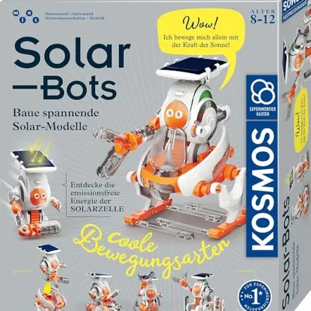 KOSMOS Solar Roboter Bausatz - 8 Modelle für Kinder ab 8-12 Jahre