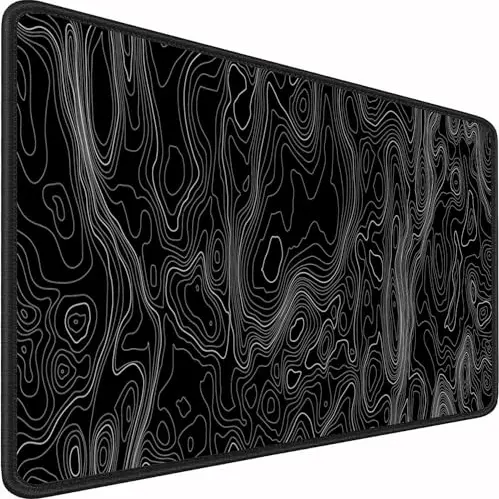 Premium Gaming Mauspad XXL 900x400 mm - Wasserdicht & rutschfest - Genähte Kanten - Ideal für PC und Laptop