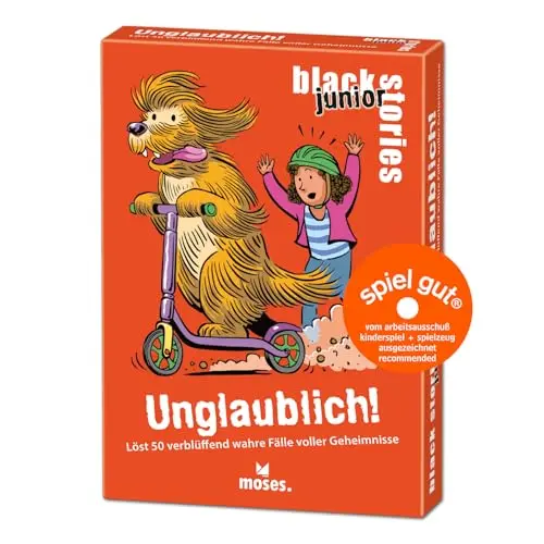 moses. Black Stories junior - 50 spannende Rätselfälle für Kinder ab 8 Jahren