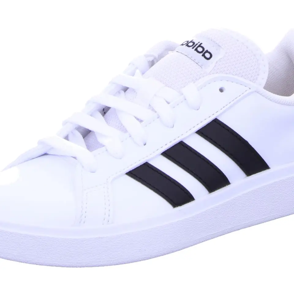 adidas Damen Grand Court TD Lifestyle Court Casual Shoes, Cloud White / Core Black / Cloud White, 36 EU