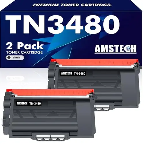 Brother TN-3480 Schwarz Toner 2er Pack kompatibel für HL-L5100DN, MFC-L5750DW, L5700DN, L5200DW, DCP-L5500DN, HL-L6400DW