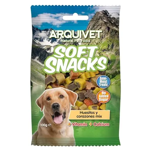 ARQUIVET Soft Snacks Knochen & Herzen Mix 100g für Hunde - Leckerlis und Belohnungen